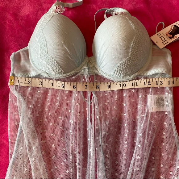 Flora Baby Blue 2 Piece Baby Doll Set Size Large NWT - Picture 12 of 15